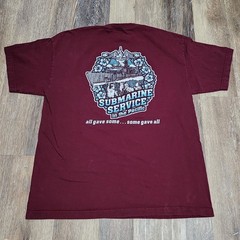 Submarine Service in the Pacific Red Maroon Shirt All Gave Some Men’s Size XL