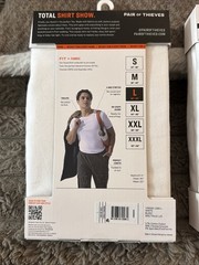 Pair of Thieves Men’s Classic Crewneck Undershirt 4 Pack – White – Large – NWT