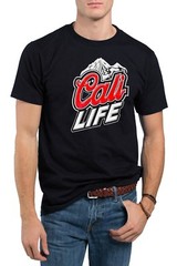 Cali Life Cold Vintage Casual Men’s Tee Street Urban Graphic T-Shirt New Black