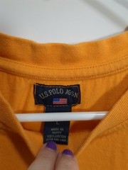 US Polo Assn Men’s Shirt Size Large T Shirt With Logo Pre-owned