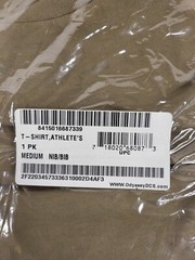 (4 PACK) DLA Skillcraft Troop Support Coyote Med Crew Neck Army Military T-Shirt