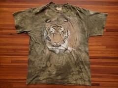 VINTAGE BIG CAT T SHIRT LOT x3 TIGER PANTHER MOUNTAIN OUTDOOR LIFE ANIMAL PLANET