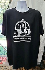 Spread Shirt Gorilla Power Lifter Weight Training Black T-shirt Men’s Size 3XL