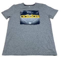 Adidas Baseball Home Plate T-Shirt Grey Men’s XL Activewear Athletic Casual
