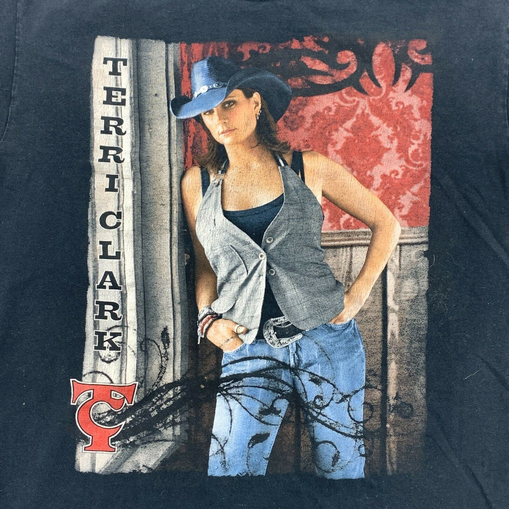 Terri Clark The Long Way Home Tour 2009-2010 Black T-Shirt