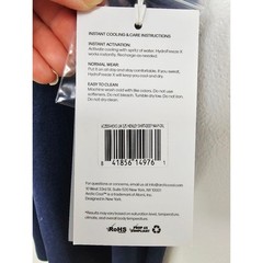 Arctic Cool Henley Shirt Mens 2XL Navy Blue Performance Stretch Lightweight New