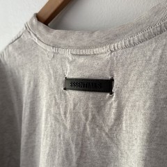 Fear of God Essentials Light Oatmeal Puff Print Tee Size M