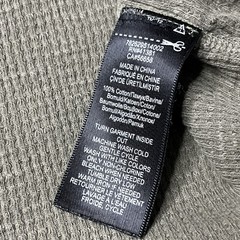 RRL Ralph Lauren Waffle Knit Thermal Crewneck Shirt Gray Olive Green Men’s XXL
