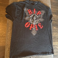 Sons Of Anarchy Rip Opie Road Gear T-Shirt Men’s Large Biker Motorcycle EUC