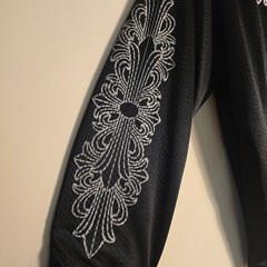 Chrome Hearts Long Sleeve Jersey Style Men S Designs Back & Sleeves Shirt