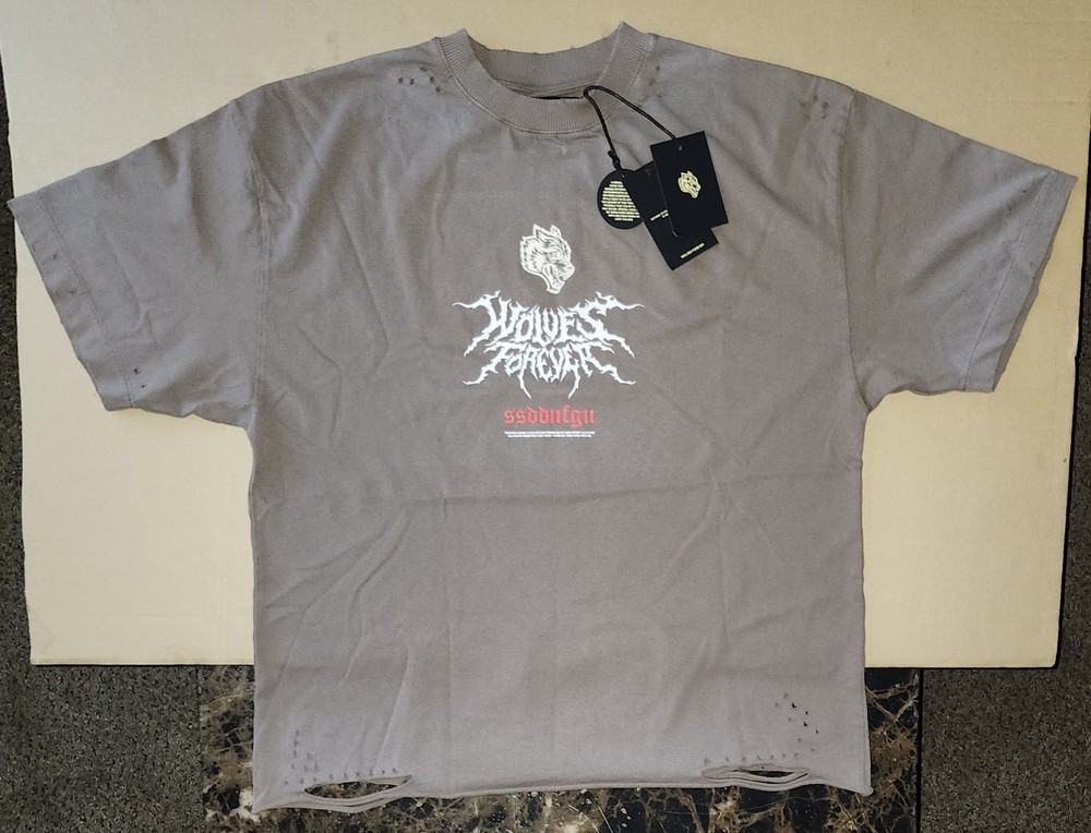 Darc Sport Mori Rose Distressed Grunge Tee In Mojave Brown Size M