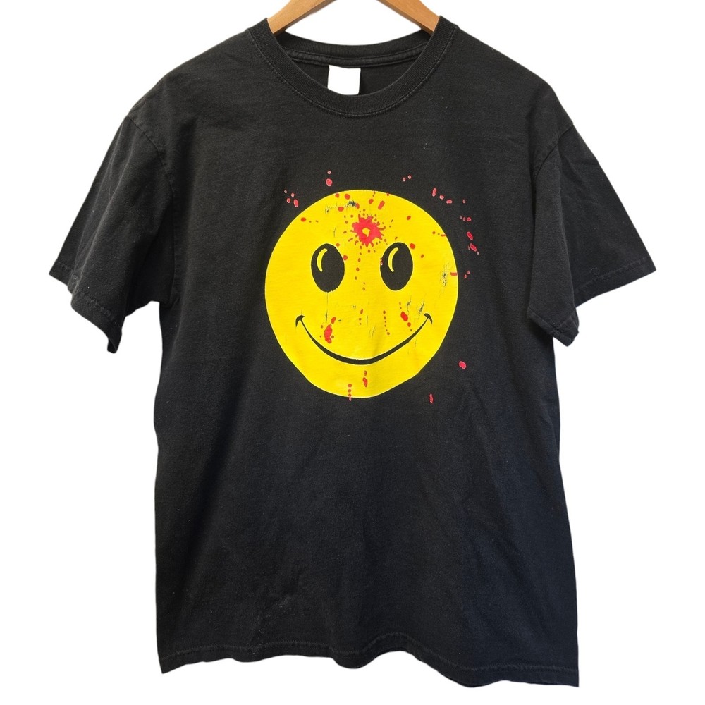 Headshot Smiley Face Breakthrough T-shirt M Gildan