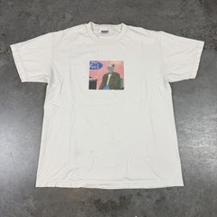 Fuct T Shirt Mens Large White Art Street Wear Flaws Preowned