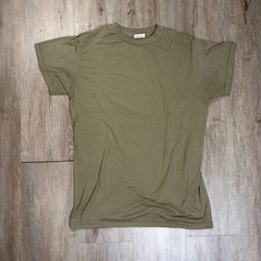 Lot of 6 Skilcraft Military Short Sleeve T Shirt Medium Coyote Brown Polyester