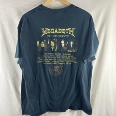 Megadeth New World Order T Shirt XL Extra Large Dystopia Tour 2017 Back Print
