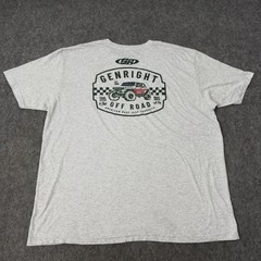 Genright Jeep Off Road Graphic Men’s T-Shirt (See Photos For Measurement) Gray