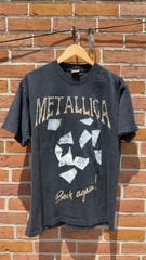 Vintage 1991 Metallica “Back Again” Metal Band Tee Size Large Grunge Rock