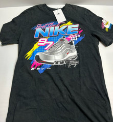 Nike Mens Sportswear Air Max 97 Racing Graphic Black T-Shirt DR8000-010 Medium