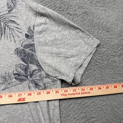 Tommy Bahama T-Shirt Mens Large Gray Graphic Tee Cotton Modal Casual