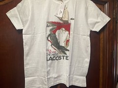 LACOSTE SPORT T-Shirt SIZE 5 / M Chemise Crew Neck Tee CROC