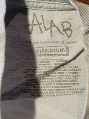 ALAB Fun Friends Club Graphic Print Long Sleeve Shirt Blue Size Med Sleeve Print