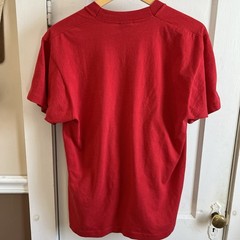 VTG 90s Screen Stars Panda Bamboo Single Stitch T-Shirt Red Med USA