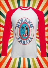Hinano Beer Papeete Tahiti Men Women Long Short Sleeve Baseball T Shirt 1884