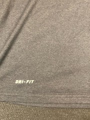 Nike Dri Fit Legend T Shirt Mens XL Black Swoosh Logo Crew Neck Short Sleeve Gym