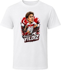Kenan Yildiz, Turkey Caricature Soccer 2026 T Shirt
