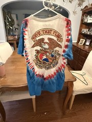 Vintage 1993 Grateful Dead Revolutionary Dead Mike Dubois Liquid Blue XL