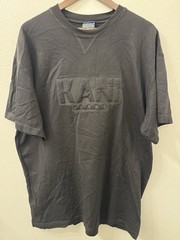 Karl Kani Jeans Black Logo Crew Neck Short Sleeve with back plate