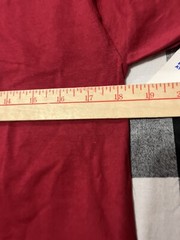 Russell Athletic Maroon Blank T-Shirt Size M USA Made Burgundy Nwt New