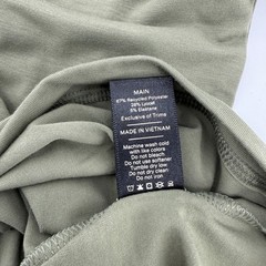 Public Rec Adapt Tee Mens M Olive Green Solid Polyester Lyocell Stretch Shirt