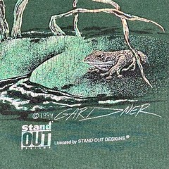 Vintage 1994 Mallard Duck T Shirt L Wildlife Nature Waterfowl Raw Hem Boxy VTG