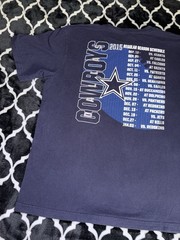 Dallas Cowboys Mens T-Shirt Size XL Blue Classic NFL Logo 2015 Regular Season