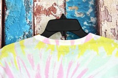 Unisex Led Zeppelin Oversized Tie-Dye Gender-Neutral T-Shirt SMALL Cool Tie Dye