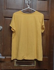Unbranded Yellow Novelty Graphic T-Shirt “Looking Good Feeling Great” Size XL