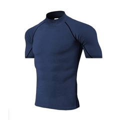 Men Compression Sport T-Shirt Quick Dry Fitness Running Gym Tight Short Sleeve