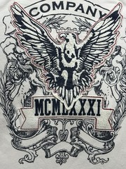 Vtg Y2K Company 81Grunge Shirt Mens XXL White MMA Cyber Punk Mall Goth Punk