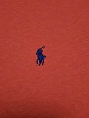 NWOT Polo Ralph Lauren Men’s Red Crewneck Navy Blue Pony T-Shirt