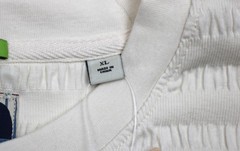 Scotch & Soda Textured Pocket T-Shirt Mens XL White Crew Neck Cotton Stretch