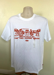 NWT Levi’s Men’s Graphic Printed Crew Neck Short Sleeve T-Shirt free ship