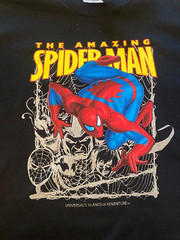 Marvel Spider-Man BRAND NEW! Universal Studios T-Shirt Black Mens Medium NWT