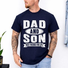 Dad and Son Best Friends for Life Matching Family Father Day T-Shirt