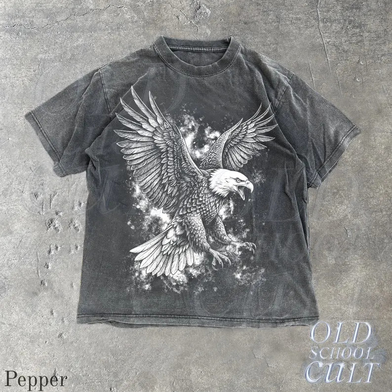 Bald Eagle Vintage Graphic Comfort Tee