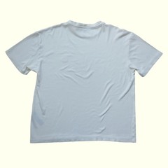 GIORGIO ARMANI ITALY MADE EMBROIDERED LOGO CLASSIC WHITE T SHIRT SZ 46