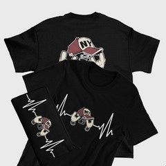 Urban Heartbeat T-Shirt and Money Bag Gift Set, Urban Streetwear Collection