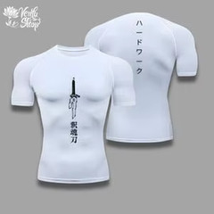 Compression Shirt Sportswear Gymwear Gym Anime Fushiguro Clothing Zenin Muscles