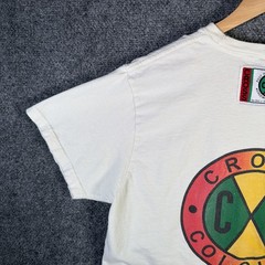 Vintage Cross Colors Shirt Mens Small White 90s Black Culture USA Magic Johnson