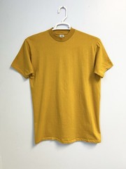 Vintage 70s Jockey Life Sun T Shirt Mustard Yellow Tee Mens XL Made in USA